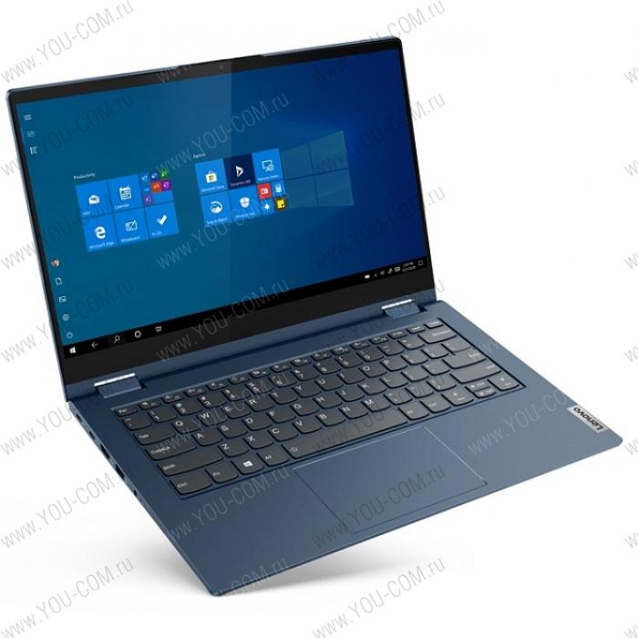 Ноутбук Lenovo ThinkBook 14s Yoga ITL 14" FHD (1920x1080) GL MT 300N, i7-1165G7 2.8G, 2x8GB DDR4 3200, 512GB SSD M.2, Iris Xe, WiFi 6, BT, FPR, HD Cam, 4cell 60Wh, Win 10 Pro, 1Y CI, Abyss Blue, 1.5kg