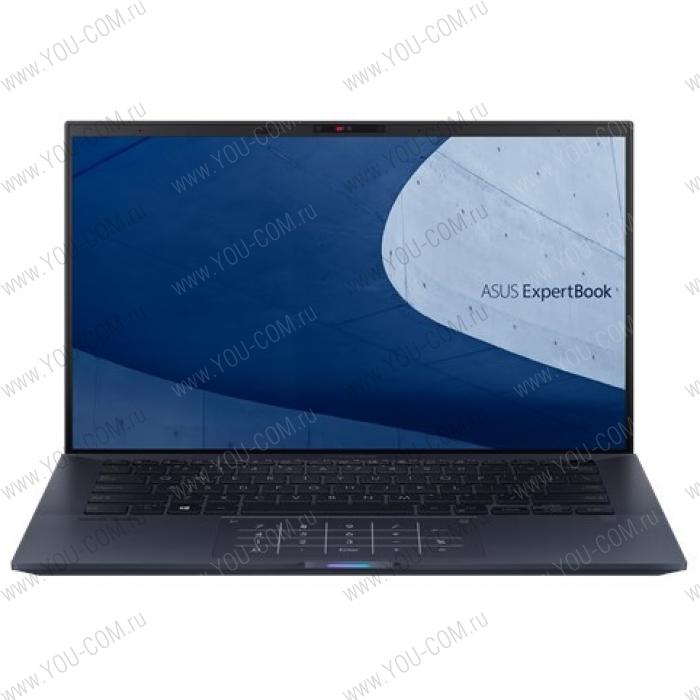 Ноутбук ASUS ExpertBook B9400CEA-KC0308R Core i5-1135G7/16Gb/512Gb SSD/14,0 FHD IPS 1920x1080/NumberPad/Wi-Fi 6 (802.11ax)/66WHrs 4-cell Li-ion/Windows 10 Pro/1,05Kg/Gray/Sleeve, Micro HDMI to RJ45 Cable