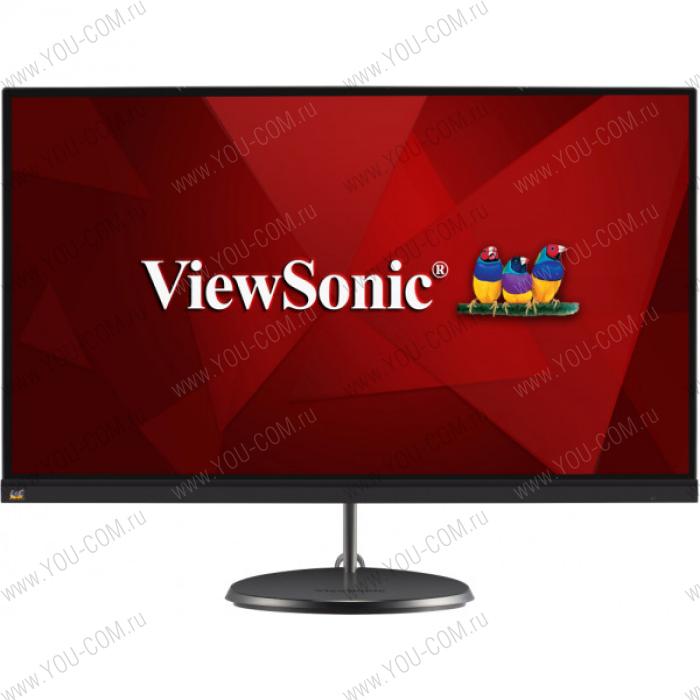 Монитор Viewsonic 23.8" VX2485-mhu IPS LED, 1920x1080, 5ms, 250cd/m2, 178°/178°, 80Mln:1, D-Sub, HDMI, USB Type-C, 75Hz, колонки, Frameless, VESA, Tilt, Black