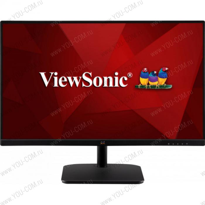 Монитор Viewsonic 23.8" VA2432-MHD IPS LED, 1920x1080, 4ms, 250cd/m2, 178°/178°, 1000:1, 50M:1, D-Sub, HDMI, DP, колонки, 75Hz, Tilt, VESA, Black