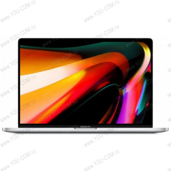 Ноутбук Apple 16-inch MacBook Pro MVVL2RU/A, T-Bar: 2.6GHz 6-core 9th-gen. Intel Core i7 (TB up to 4.5GHz), 16GB, 512GB SSD, Radeon Pro 5300M - 4GB, Silver (rep. MV922RU/A)