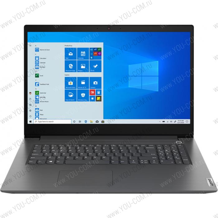 Ноутбук Lenovo V17-IIL 82GX0083RU, 17.3" FHD (1920x1080) IPS AG, I5-1035G1 1.0G, 2x4GB DDR4 2667, 512GB SSD M.2, Intel UHD, WiFi, BT, NoODD, 2cell 42Wh, NoOS, 1Y CI, 2.2kg, 