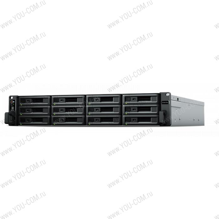 СХД Synology RS3621RPXS (Rack2U) 6C2,2Ghz/8Gb(64)/RAID0,1,10,5,6/up to12HP HDDs SATA(3,5'or2,5')up to 36 with 2xRX1217(RP)/2xUSB/4xGE/2xPCIe/iSCSI/2xIPcam(up to 75)/2xRPS/no rail/5YW repl RS3617RPxs