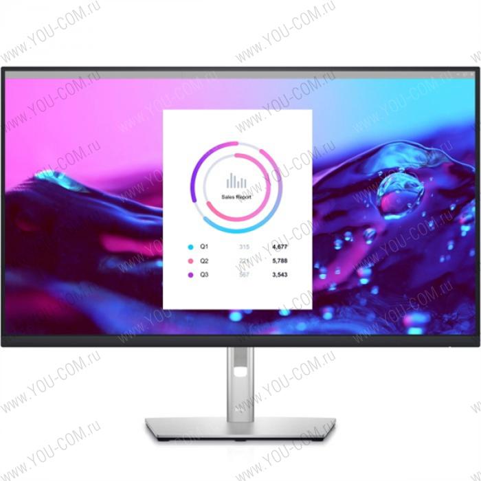 Монитор Dell Display 31.5" P3222QE (3840 x 2160),IPS,LED,16:9,1000:1,DP 1.4, HDMI 2.0  with HDCP 2.2,, USB Type-C with PD 65W, 4 x USB 3.2 Gen1, RJ45,height adjustment up to 150 mm, tilt, swivel, 3Y