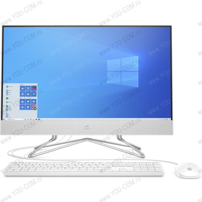 Моноблок HP 24-df0031ur 14Q02EA#ACB NT 23.8" FHD(1920x1080) Pentium J5040, 4GB DDR4 2400 (1x4GB), SSD 128Gb, Intel Internal Graphics, noDVD, kbd&mouse wired, HD Webcam, Snow White, FreeDos, 1Y Wty