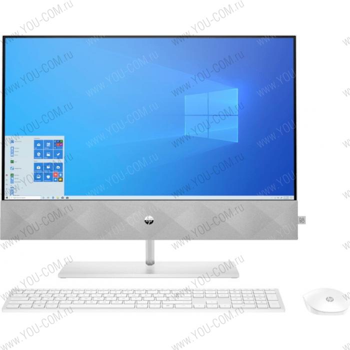 Моноблок HP Pavilion I 27-27-d0009ur 14Q44EA#ACB NT 27" FHD(1920x1080) Core i3-10300T, 8GB DDR4 2666 (1x8GB), HDD 1Tb, nVidia Gef MX350 4GB, no DVD, kbd&mouse wired, 5MP Webcam, White, Win10, 1Y Wty