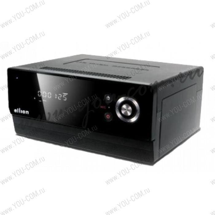 Медиаплеер Ellion HMP-550H (Full HD; дисплей; поддержка 2-х HDD (4Тб); composite/coaxial/component/LAN/USB-host/оптический интерфейсы)