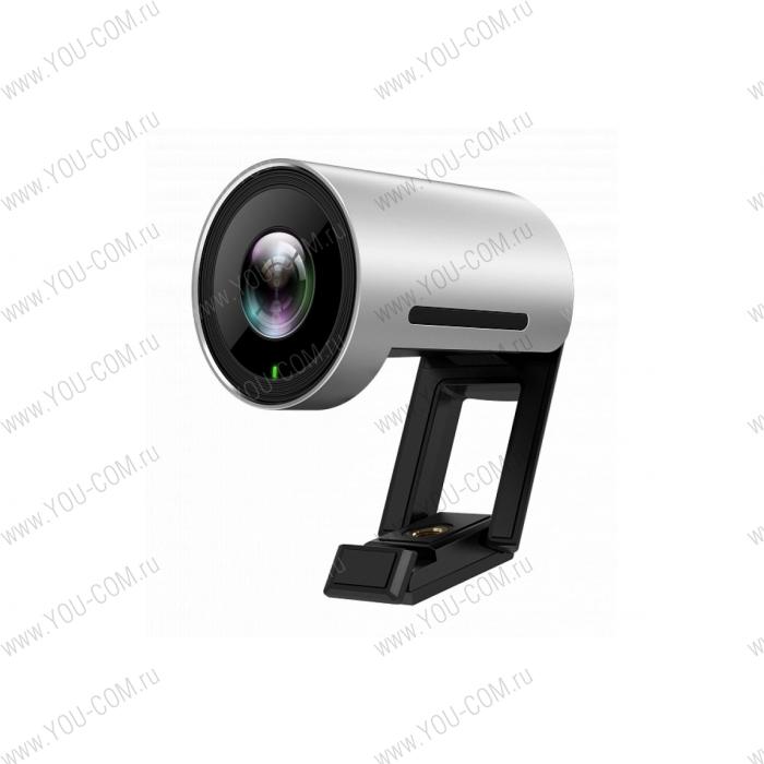 4K USB камера YEALINK UVC30 Room USB-видеокамера 4k 3x EPTZ для MVC300/ZR,  Разрешение: до 4k UHD при 30 кадрах в секунду,  Зум: трехкратный цифровой,  1 / 2.5 ”CMOS, 8.51M пикселей,  UVC протокол: UVC1.1,  Поле зрения: 120 ° D,  Ширина обзора, метров 1-5,   Видео: 4K30, 1080p60/30,720p60/30,  Максимальное разрешение: 4K30 или 1080P60,  Авто-Обрамление,   EPTZ,  Легко монтировать,  4K камера Yealink UVC30 Room поддерживает разрешение Ultra HD 4K, максимум 60 кадров в секунду