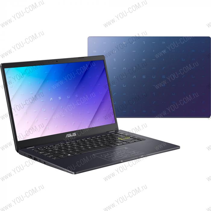 Ноутбук ASUS Laptop 14 E410MA-BV1314 90NB0Q15-M35980 Intel Pentium N5030/8Gb/256Gb M.2 SSD/14.0"FHD (1920 x 1080)250 nits/Intel UHD Graphics 605/WiFi 5/BT/Cam/No OS/1.3 kg/Star Black