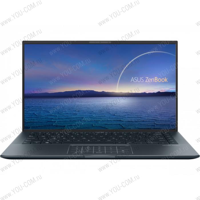 Ноутбук ASUS Zenbook 14 UX435EAL-KC054T 90NB0S91-M01460 Intel Core i5-1135G7/8Gb LPDDR4X/512Gb SSD/14,0 FHD/NumPad/Windows 10 Home/980gr/Pine_grey/Mg_body