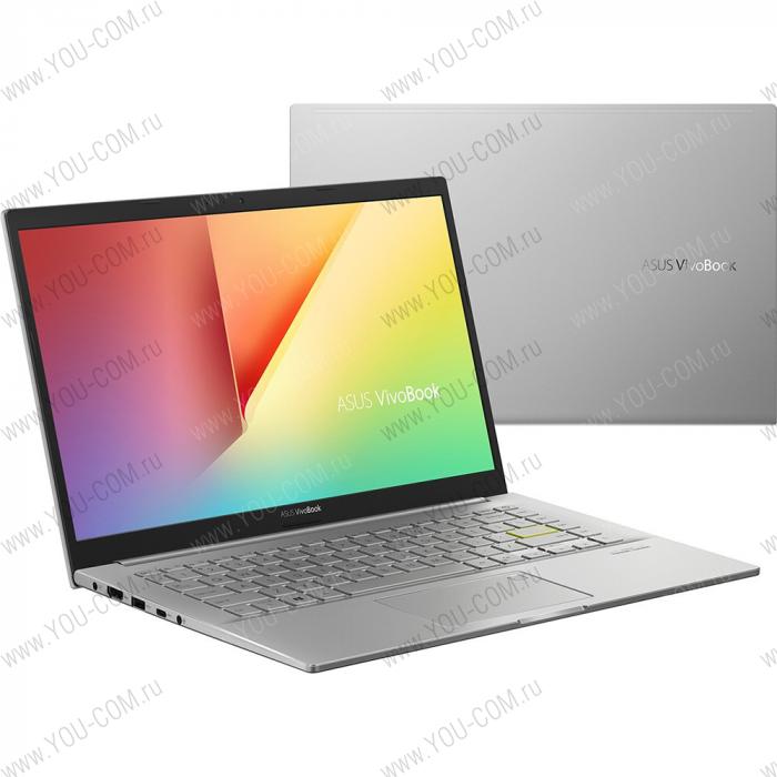Ноутбук ASUS VivoBook S14 S413EQ-EK365T 90NB0RKF-M05580 Core I5-1135G7/8/512Gb/14.0"FHD (1920x1080)/NumPad/GeForce MX350 2Gb/WiFi6/BT/Cam/Illum KB/Windows 10 Home/1.45Kg/Indie Black