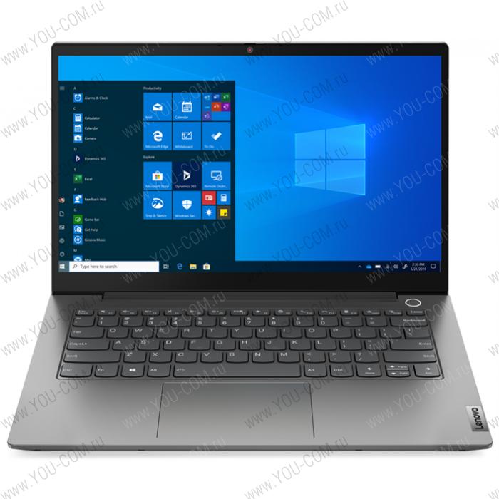 Ноутбук Lenovo ThinkBook 14 G2 ITL 20VD00XPRU 14.0" FHD (1920x1080) AG 300N, i3-1115G4 3G, 8GB DDR4 3200, 256GB SSD M.2, Intel Graphics, Wifi, BT, FPR, HD Cam, 3cell 45Wh, Win 11 P64 RUS, 1Y OS, 1.4kg, 