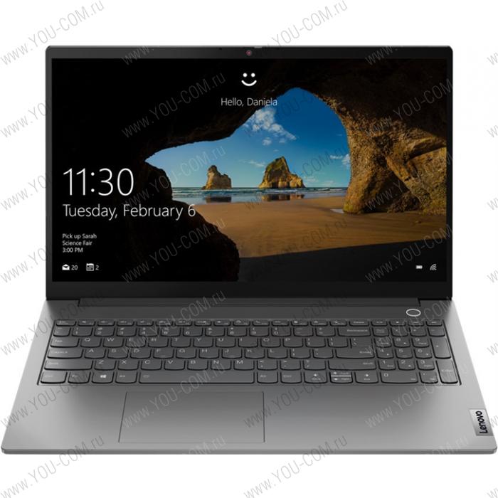 Ноутбук Lenovo ThinkBook 15 G2 ITL 20VE00RBRU 15.6" FHD (1920x1080) AG 300N, i7-1165G7 2.8G, 2x8GB DDR4 3200, 512GB SSD M.2, Intel IRIS XE, Wifi, BT, FPR, HD Cam, 3cell 45Wh, NoOS, 1Y CI, 1.7kg, 