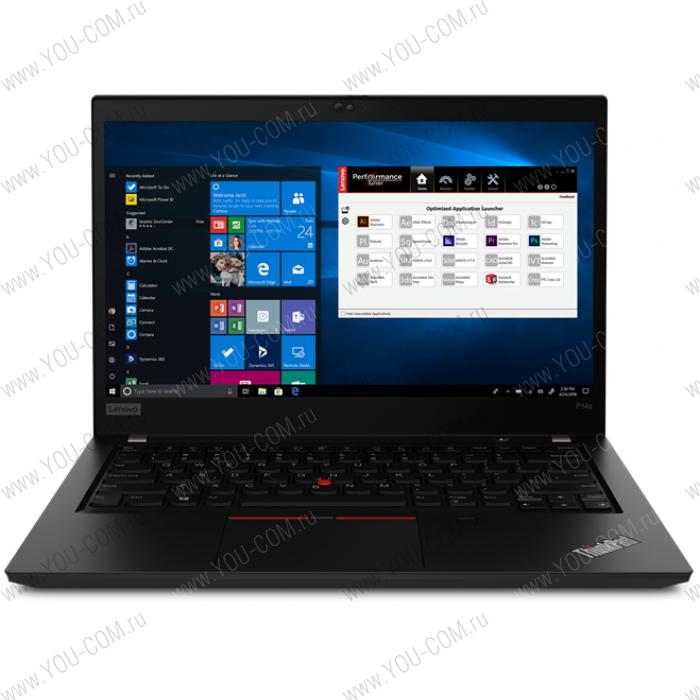 Ноутбук Lenovo ThinkPad P14s 20S40047RT, 14" FHD (1920x1080) IPS 250N, i7-10510U 1.8G, 8GB Soldered, 256GB SSD M.2, Quadro P520 2GB, NoWWAN, WiFi 6, BT, FPR+SCR, 720p, 3cell 50Wh, Win 10 Pro, 3Y PS, 