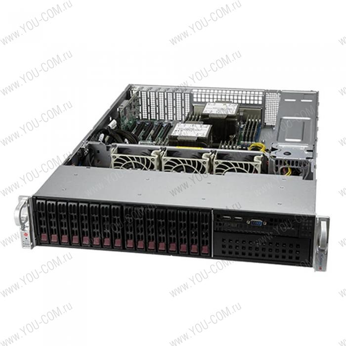 Шасси серверное Supermicro SuperServer 2U 220P-C9RT noCPU(2)3rd Gen Xeon Scalable/TDP 270W/no DIMM(16)/ SATARAID HDD(8)SFF+ SAS HDD(8)SFF/2x10GbE/2x1200W