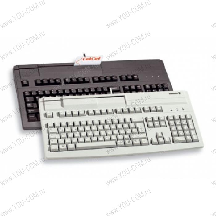 Клавиатура CHERRY G81-8000LPDRB-2 , счит. магн. карт 1+2+3 дор.,PS/2, Black