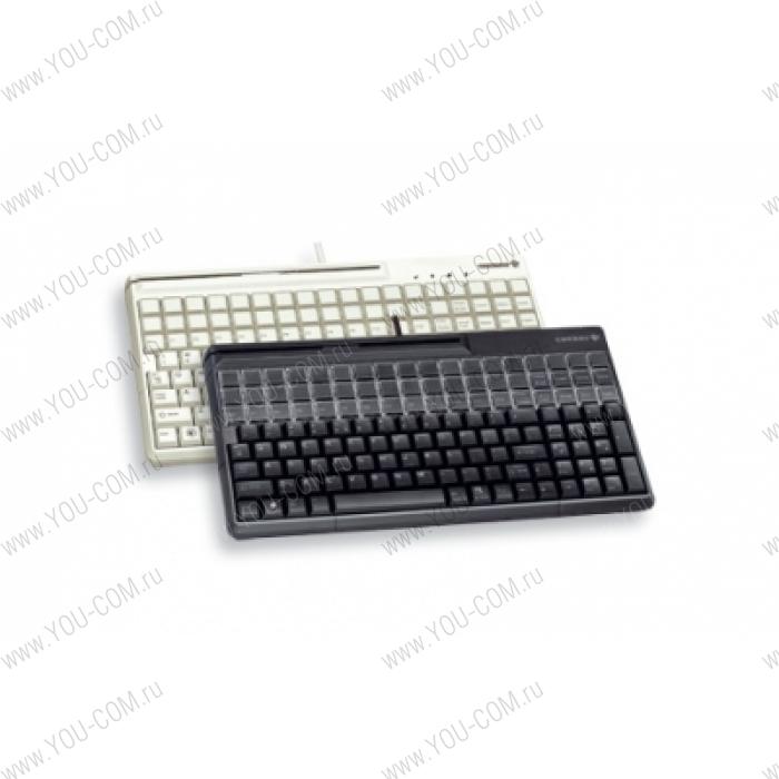 Клавиатура CHERRY G86-61410-RGADAA SPOS 135 (54*3 прогр.) кл., счит. магн. карт - 3 дорожки, USB, Black