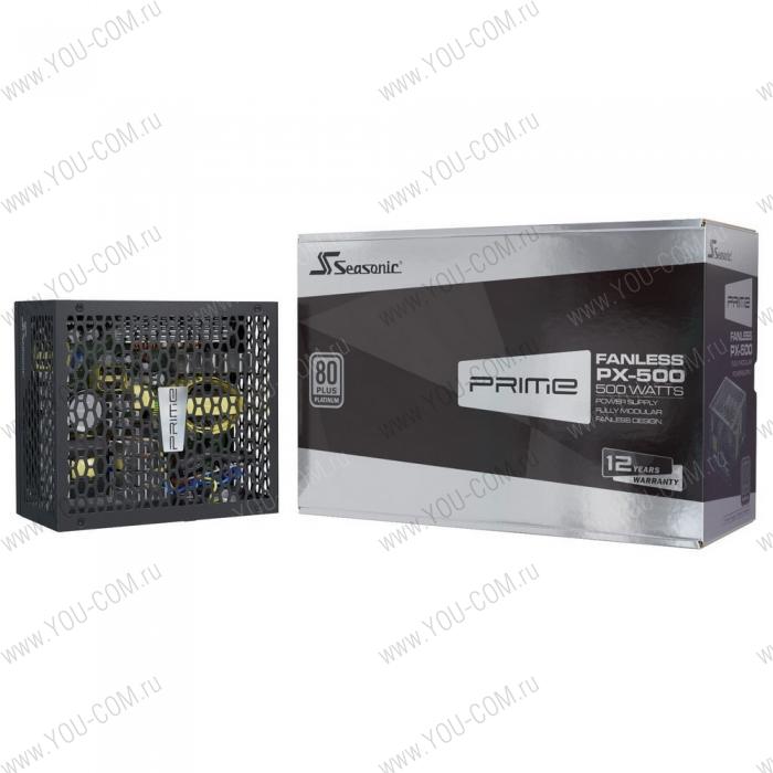 PRIME Fanless PX-500 SSR-500PL 500W, 80 Plus Platinum, полностью модульный (875598)