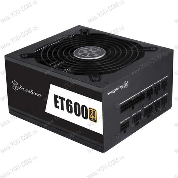 SST-ET600-MG Strider Essential Series, 600W 80 Plus Gold ATX PC Power Supply, Low Noise 135mm, full modular, RTL {6}