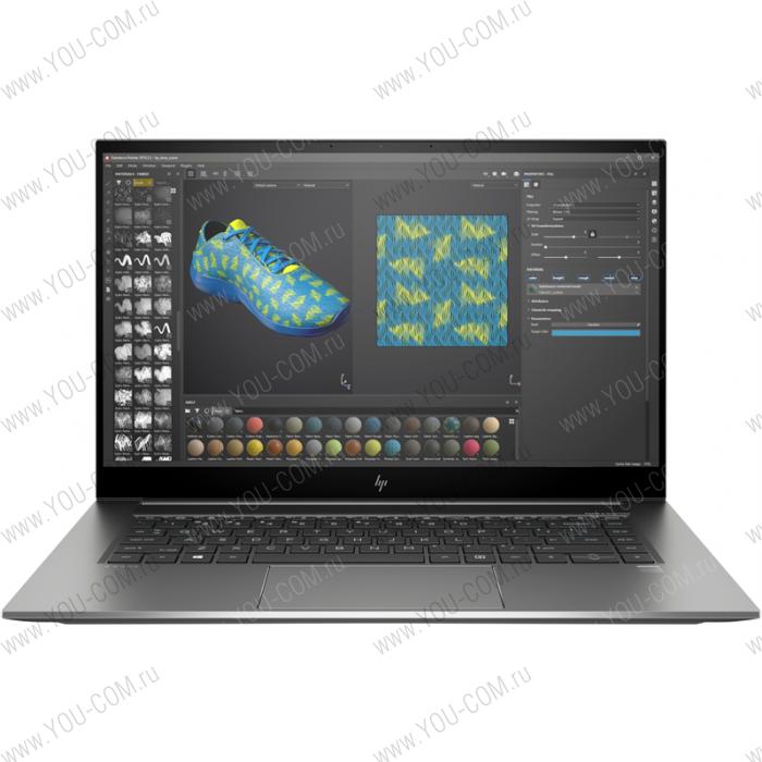 Ноутбук HP ZBook 15 Studio G7 Core i9-10885H 2.4GHz,15.6" UHD (3840x2160) IPS AG,nVidia Quadro T2000 4Gb GDDR6,32Gb DDR4-2666(2),1Tb SSD,83Wh LL,FPR,1,79kg,3y,Silver,Win10Pro