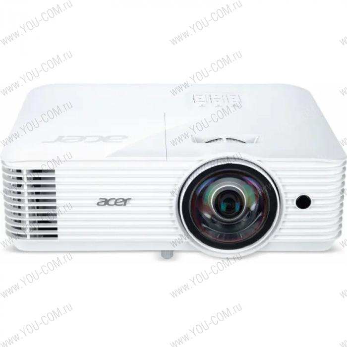 Проектор Acer projector S1386WH, DLP 3D, WXGA, 3600lm, 20000/1, HDMI, short throw 0.5, 2.7kg