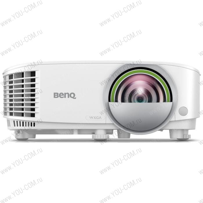 Мультимедийный проектор BenQ EW800ST (DLP;  WXGA, 3300 AL,  SMART, TR 0.49ST, Digital Shrink and Shift, HDMIx1, VGA, USBx2, Lan Control, Dust Guard,  AMS, X-Sign Broadcast , iOS/Windows/Android  wireless projection, 5G WiFi/BT, (USB dongle WDR02U included). Built-In smart system, Android, 16GB/2GB, Launcher, Apps, MM Pleer, Docs reader, Browser, …)
