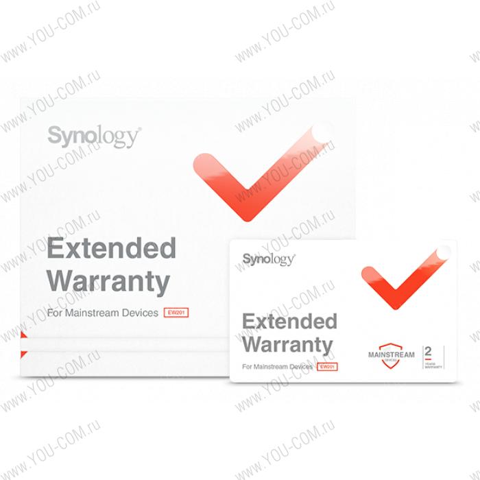 Сертификат экземпляра по на бумажном носителе Synology EW201, Extended Warranty 2 Years (DS1819+/DS1817+/DS1817/DS1618+/DS1517+/DS1517/DS1019+/DS918+/DS918+/DS718+/DX517/RS819/RX418/NVR1218/V5960HD)