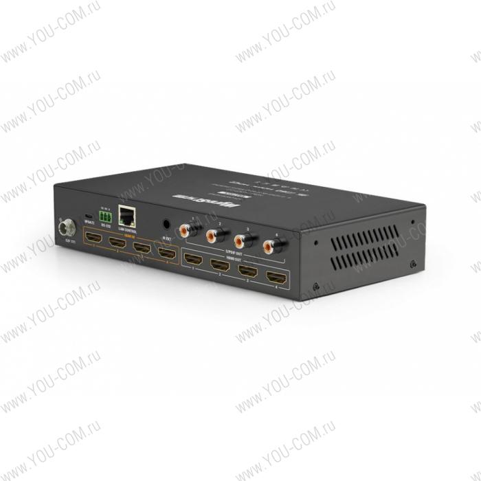 MX-0404-HDMI матричный коммутатор с 4 масштабируемыми выходами