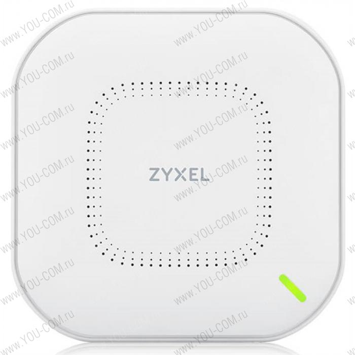 Точка доступа Комплект из трех гибридных точек доступа Zyxel NebulaFlex NWA110AX, WiFi 6, 802.11a/b/g/n/ac/ax (2,4 и 5 ГГц), MU-MIMO, антенны 2x2, до 575+1200 Мбит/с, 1xLAN GE, PoE, защита от 4G/5G, без БП
