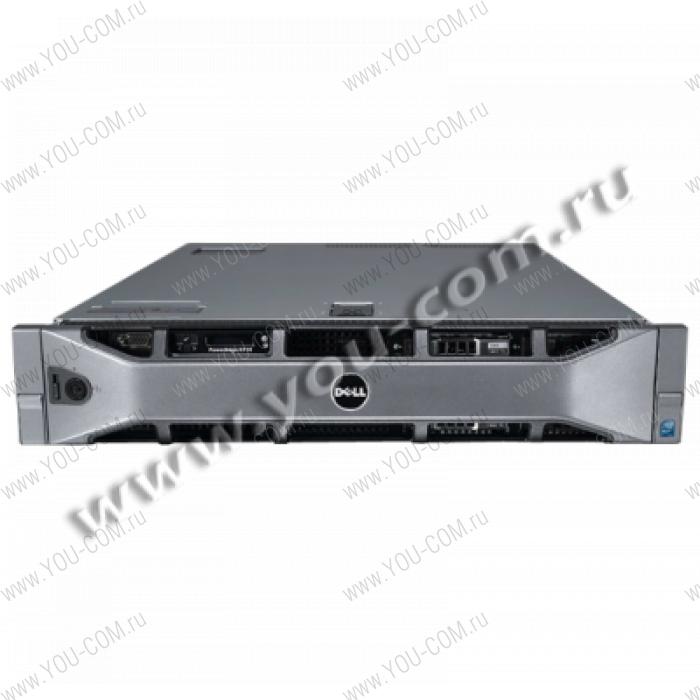Сервер стоечный PE R710 (E02S) Процессор Xeon E5630/Оперативная память 4GB (2x2GB)/Жесткий диск 2 X146GB SAS 10k 2.5"" /Контроллер PERC 6/i RAID /Привод 16X DVD+/-RW/RPS (2 PSU) 870W/iDRAC6 Ent /3Y NBD
