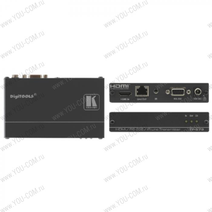 Передатчик HDMI, RS-232 и ИК-сигналов по витой паре DGKat