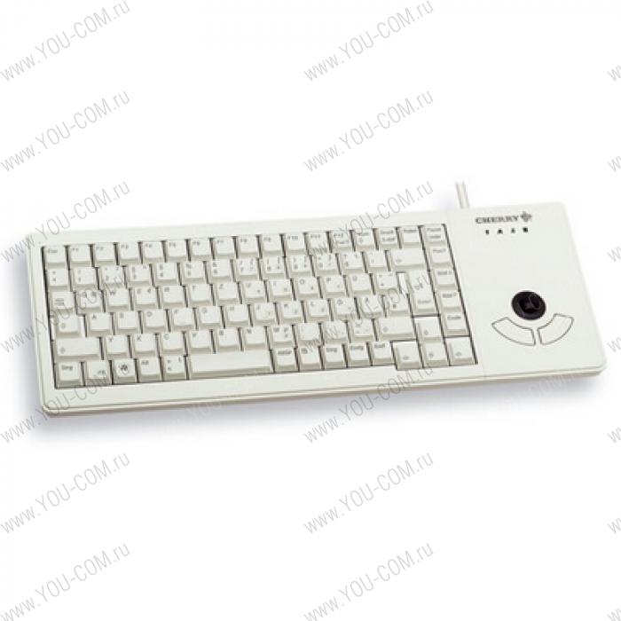 Клавиатура CHERRY G84-5400LPMRB-0 механика,Optical trackball, Slim ,2*PS/2