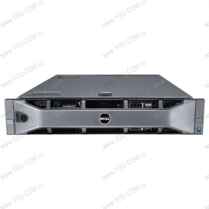 Сервер Dell стоечный PE R710 (E02S) XeonX5675X2/16GB/(2)300GB SAS 6Gbps 15k 3.5"/16X DVD+/-RW ROM/PERC H700 /RPS(2 PSU) 870W/iDRAC6 Ent/3y NBD