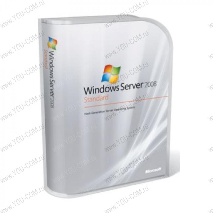 Windows Svr Std 2008 R2 w/SP1 x64 English 1pk DSP OEI  DVD 1-4CPU 5 Clt