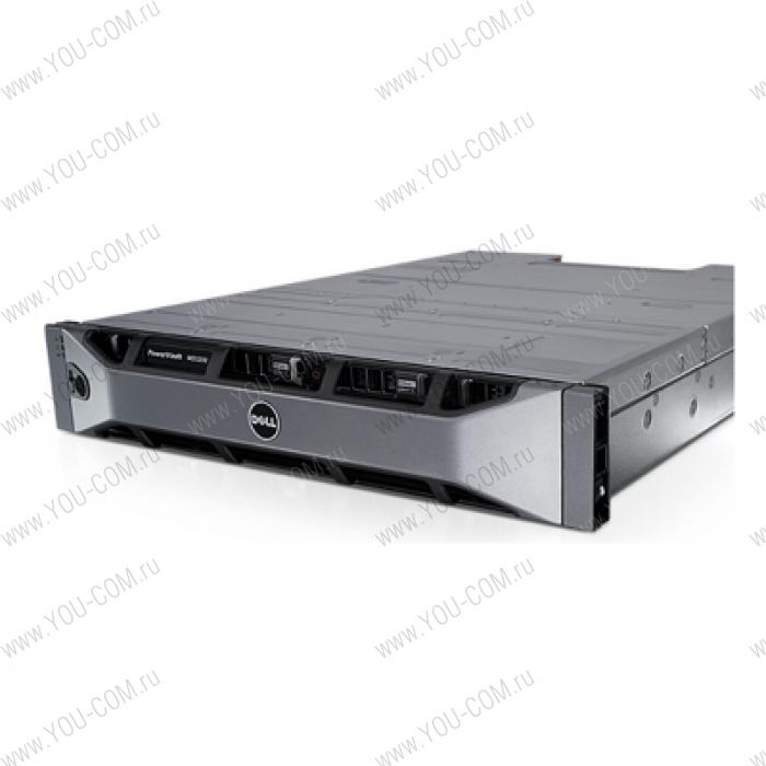 Dell PowerVault MD3220 External SAS RAID 24 Bays Array with Single Controller (4 Ports per Controller), (2)*146GB SAS 50k 6Gbps 2.5” HDD, (2)*600W RPS, Bezel, Versa Rack Rails, 3Y ProSupport NBD On-Site Service
