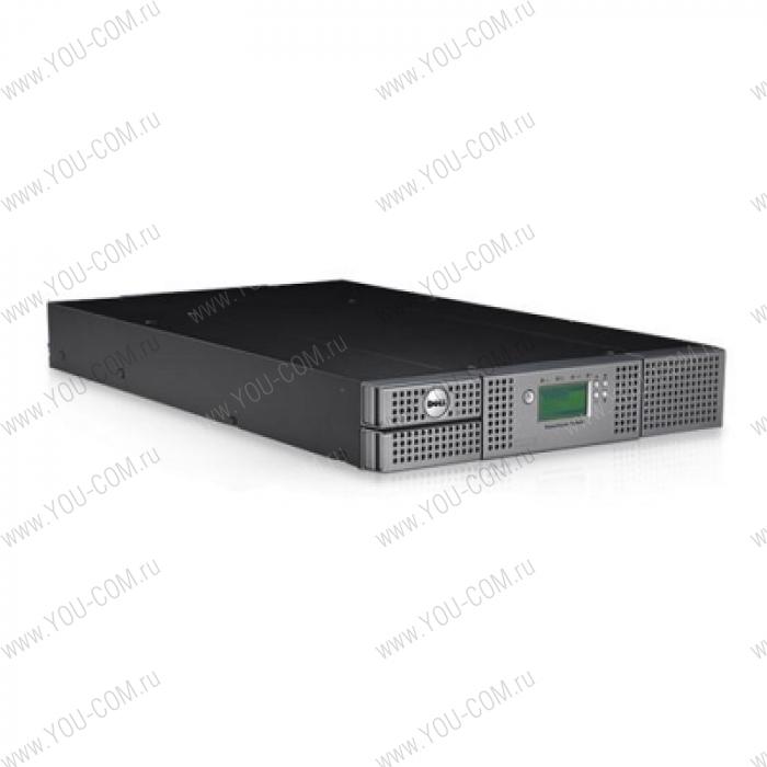 Система хранения данных Dell PowerVault TL2000 LT05-140 FC8 Dual Drive Silver Base  (includes SAS HBA, SAS cable, cleaning tape) 3y NBD