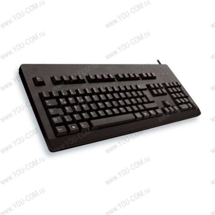 Клавиатура CHERRY G80-3000LSCRB-2 механика,Click, лазерн. шрифт , черная, Combo