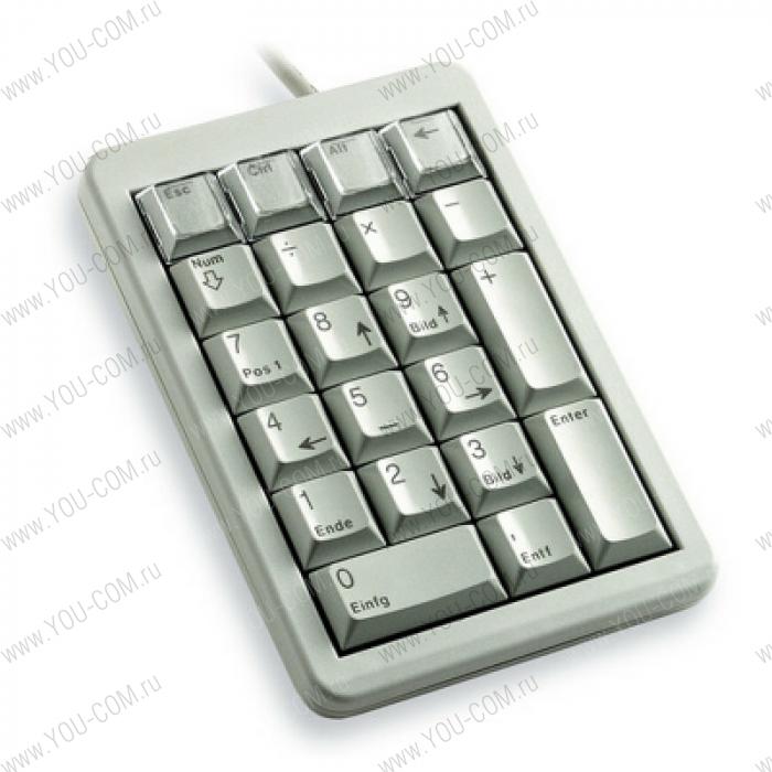 Клавиатура CHERRY G84-4700LPBUS 21 кл. прогр.кл., мех.,цифр.блок ,PS/2