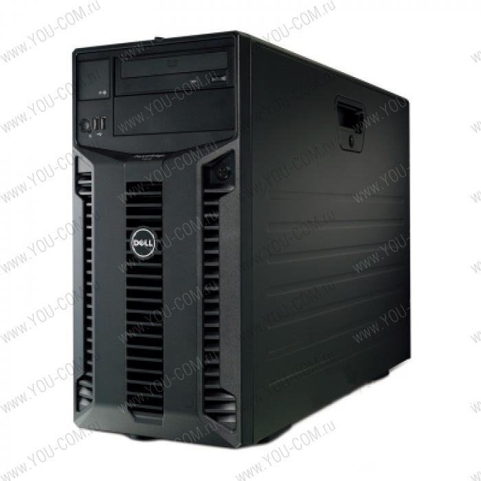 Сервер Dell "Башня" PowerEdgel PE T410 Base1 (up to 6x3.5"HotPlug), 3Y NBD, no Proc, no Memory, no HDD, no Controller; DVD+/-RW, DP Gigabit LAN, iDRAC6 Express, RPS (2)*580W, LCD Diagnostics, Tower