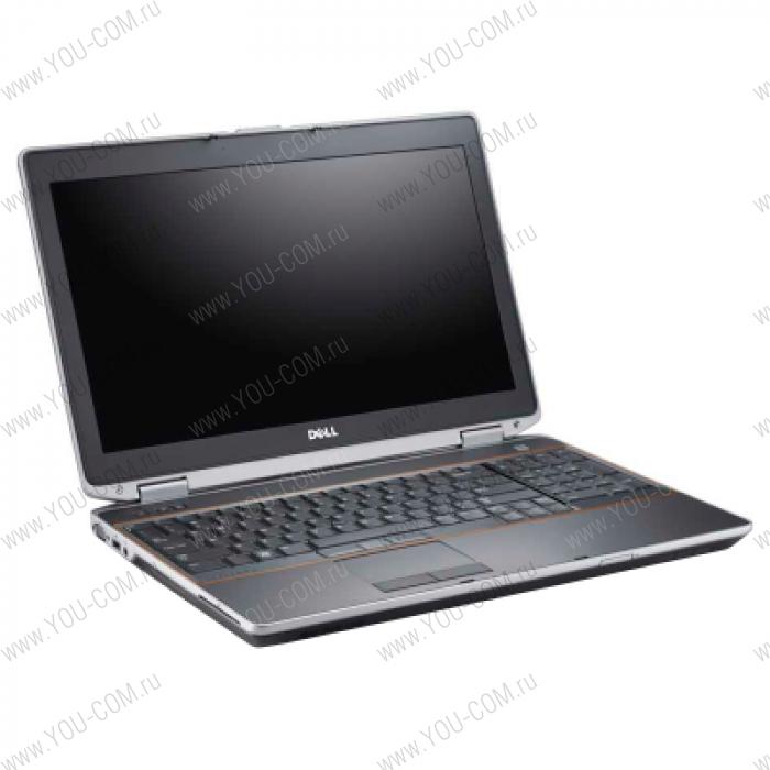 Ноутбук Dell Latitude E6520 15.6"FHD (1920x1080)/camera, i5-2520M (2.5Ghz), 2GB (1*2GB) DDR3, 500GB 7200rpm SATA HDD, Intel HD3000 Graphics, DVD+/-RW, WiFi (802.11 a/g/n), BT, 60W/HR 6C Battery, 90W AC Adp, Backlit Kbd, DOS, 3Y NBD, silver, 2.53kg