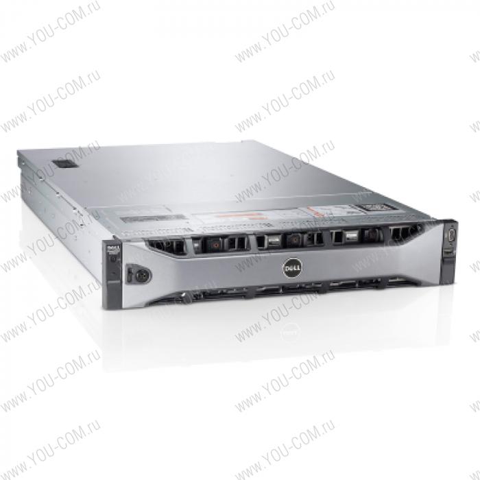 Сервер Dell стоечный PE R720XD 24+2B2.5", (2)*E5-2660, 128GB (18x8GB) 1600 DR RDIMM, PERC 710 1GB NV+8GB vFlash, no DVD, (16)*600GB 10k SAS Hp 2.5", (2)*256GB 7.2k SATA 2.5" , Br 5720 QP 1Gb DC LOM, Dual SD module 2*2GB, iDRAC7 Ent, RPS 1100W, Bezel, Rail