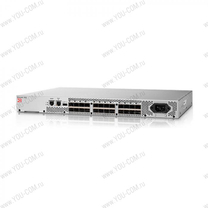 Dell-Brocade 300 FC8 (8/16/24 Port) 8 SFP FC8, 5M Optical Fibre Cable LC-LC Tyco, Rails, 3Yr ProSupport and 4hr MC