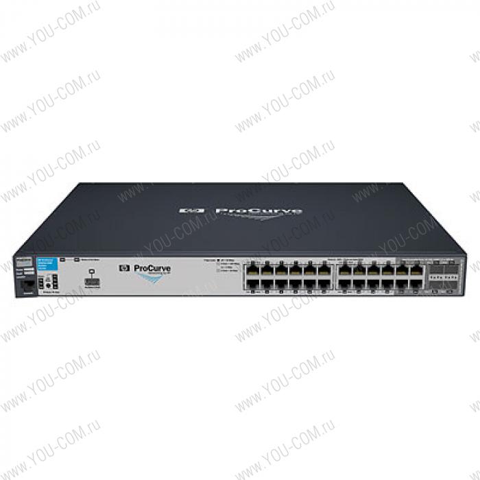HP 2910-24G al Switch (20 ports 10/100/1000 +4 10/100/1000 or SFP, 4 10-GbE opt., Managed, Layer 3 static, Stackable 19&#39;) (repl. for JF847A)