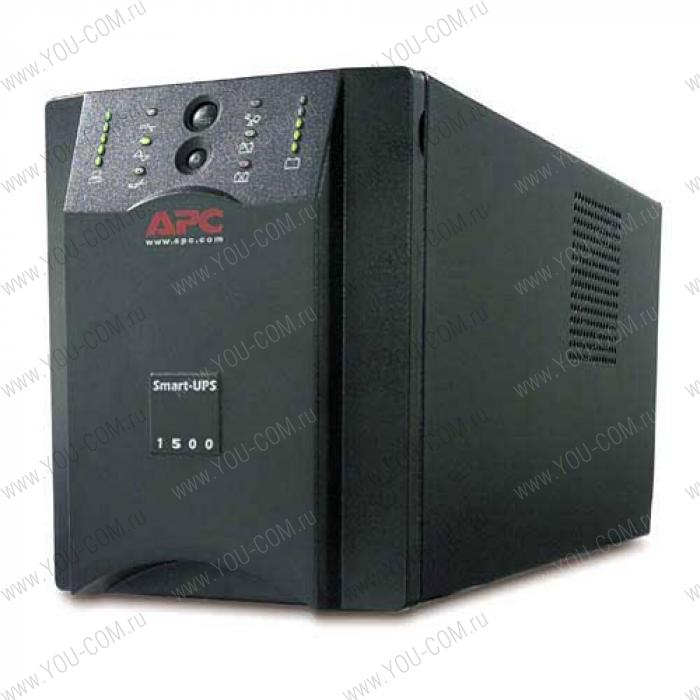 Smart-UPS 1500VA/980W, 230V, Line-Interactive, Hot Swap User Replaceable Batteries, SmartSlot, USB,  PowerChute, BLACK