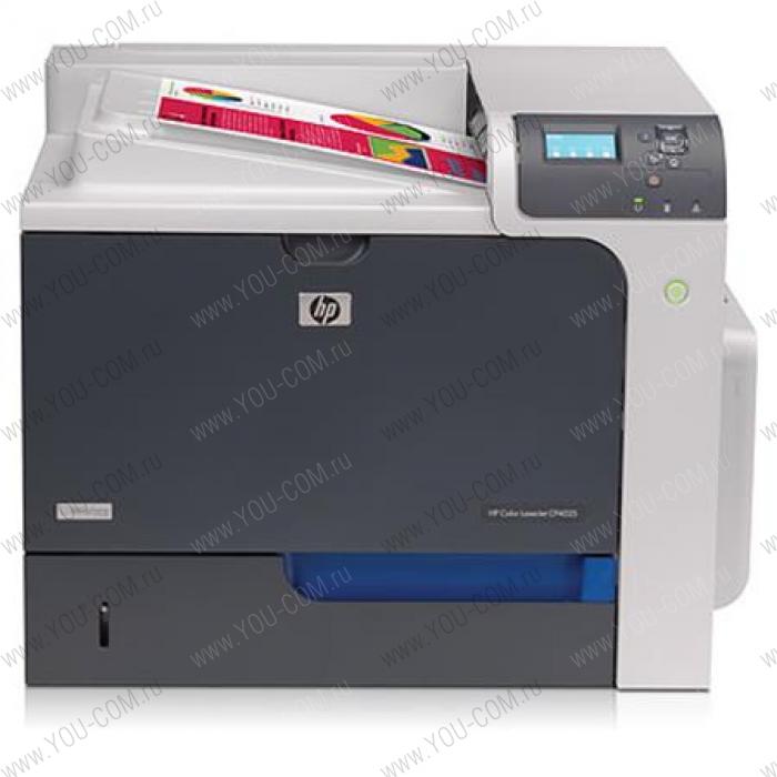 HP Color LaserJet Enterprise CP4525n Printer (A4, 1200dpi, 40(40)ppm, 512Mb, 2trays 500+100, USB/LAN/EIO,  1y warr, replace Q7492A&Q7491A)
