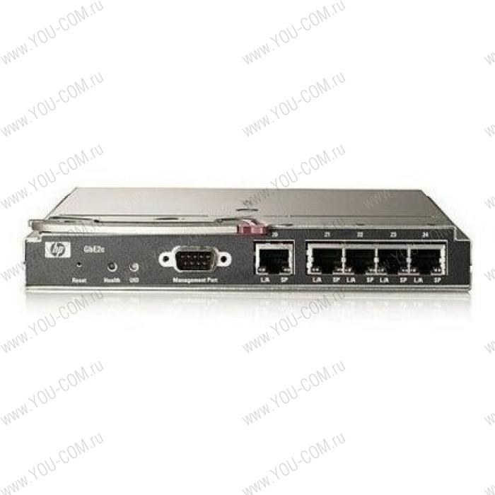 HP BladeSystem cClass GbE2c Layer 2/3 Ethernet Blade Switch (5 ports 100/1000 + 4 SFP slots) 410917-B21