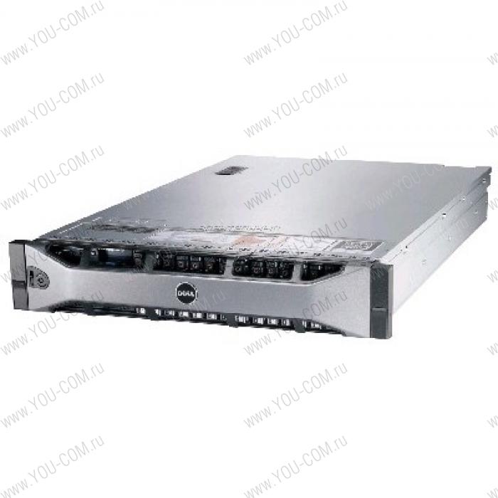 Dell PowerEdge R720 E5-2609v2 Rack(2U)1x4C 2.5GHz(10Mb)/1x4GbR2D(1333)/H710 512GB NV/RAID/1/0/5/10/50/6/60/16x1Tb 7.2k SATA SFF/DVDRW/iDRAC7 Ent/4xGE/2xRPS 1100W/Bezel/Sliding Rails/ARM/3YPSNBD