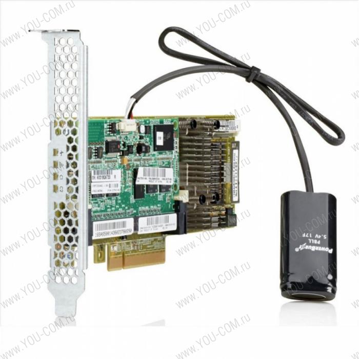 HP SAS Controller Smart Array P430/4GB FBWC/6Gb/1-port Int, PCI-E 3.0