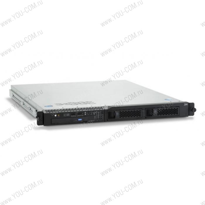 IBM ExpSell x3250 M4 Rack 1U, 1xXeon E3-1220v2 4C (3.1GHz\8MB), 4GB, 1.5V 1600MHz, UDIMM, noHDD 3.5" SS SATA(2up), C100 (RAID 0, 1, 10), DVDRW, 2xGbE, 1x300W 80+ Bronze Fixed PSU, ServicePack 48Fix