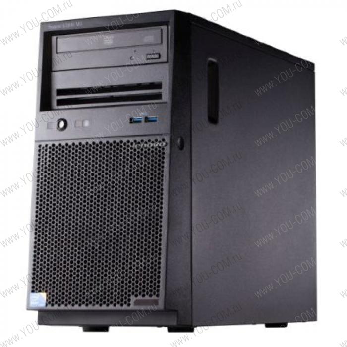 IBM Express x3100 M4, 1xXeon E3-1220v2 4C, (3.1GHz/8MB), 4GB (1x 4GB (2Rx8, 1.5V 1600MHz) UDIMM), 1x 500GB 7K2 3.5" SS SATA(4up), C100  (RAID 0/1/10), DVD, 2xGbE, 1x350W Fixed PSU